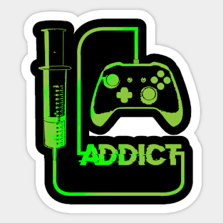 Gaming Addict Sticker